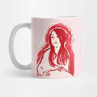 Red Lady Mug